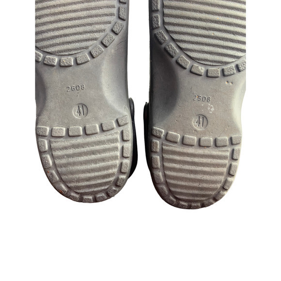 Classic slip‎ on Black EVA Rubber Clogs Unisex Size 41 Women 10/Men 8 - Picture 8 of 9